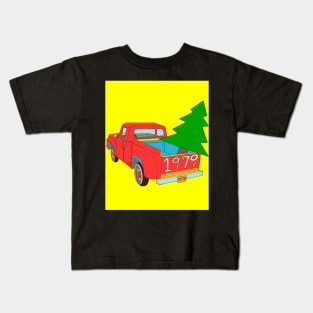 Vintage Pick up Truck 1979 Grafititee Illustration Vector Kids T-Shirt